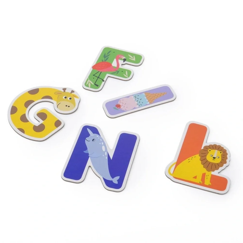 26ct Magnetic Alphabets Numbers 10ct Picture Pockets Bullseye's Playground